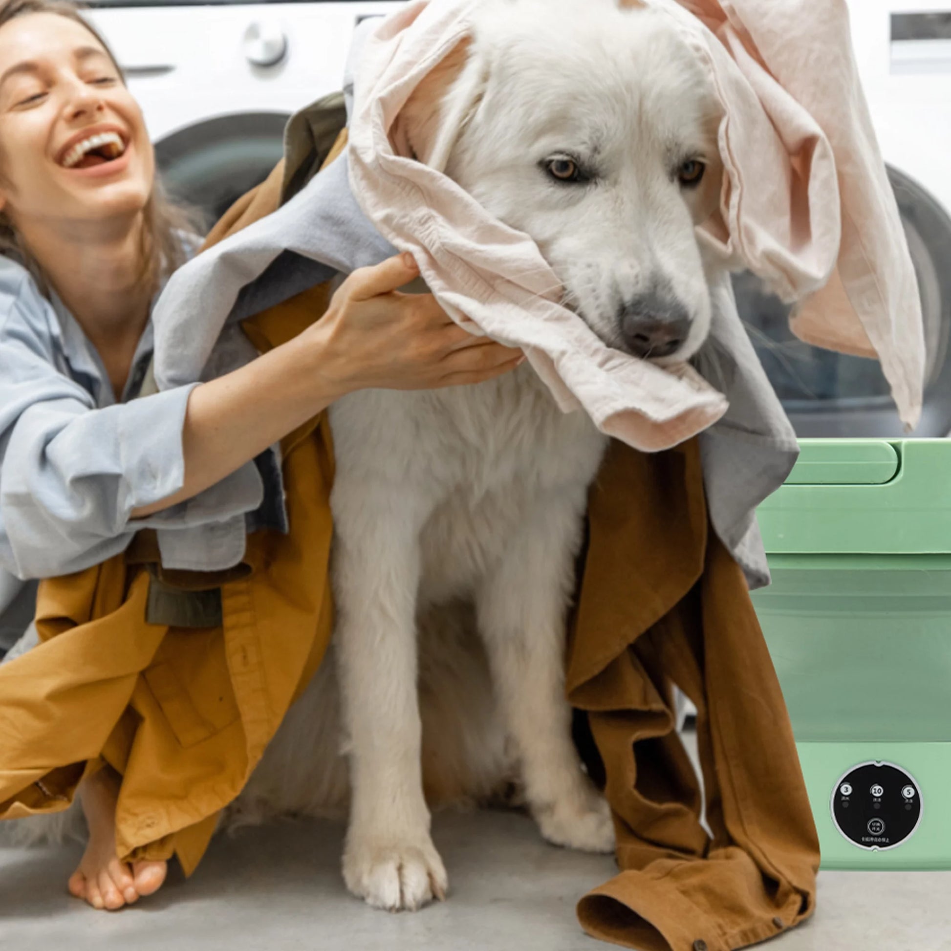 6.5L Compact Foldable Washing Machine for Apartments, Camping, RVs, and Travel - Ideal for Underwear, Socks, and Baby Clothes (110V-260V)