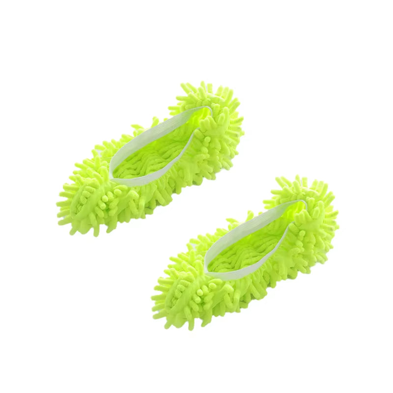 Chenille Dust Mop Slippers for Efficient Floor Cleaning and Dusting