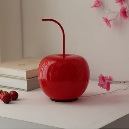 Cherry Home Decor Glass Lampshade Bedside Led Table Lamps Indoor Lighting