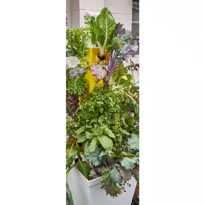 Vertical Hydroponic Garden Tower System for Indoor and Outdoor Use