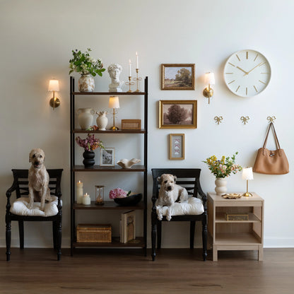 Home Ruffle Shaped Off-White Ceramic Indoor Tabletop Vase