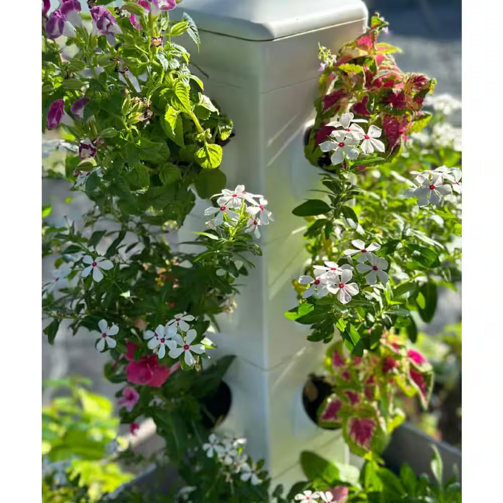 Vertical Hydroponic Garden Tower System for Indoor and Outdoor Use