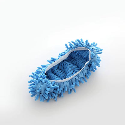 Chenille Dust Mop Slippers for Efficient Floor Cleaning and Dusting