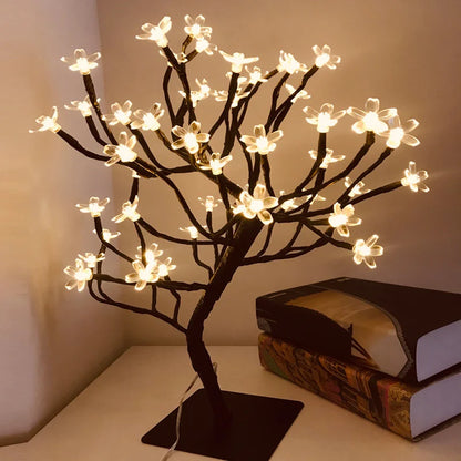 LED Rose Flower Table Lamp - USB Fairy Lights for Christmas, Weddings, and Home Decor - Ideal Gift for Mother's Day