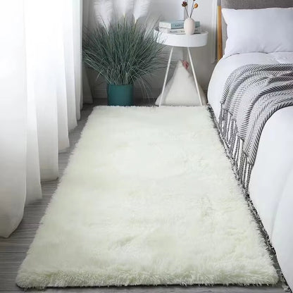 VIKAMA Plush Shag Area Rugs - Non-Slip, Machine Washable Soft Rugs for Modern Bedrooms