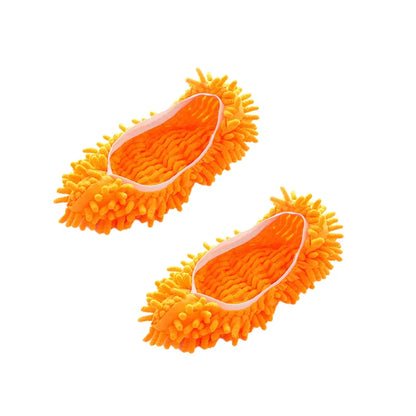 Chenille Dust Mop Slippers for Efficient Floor Cleaning and Dusting
