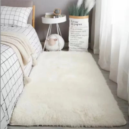 VIKAMA Plush Shag Area Rugs - Non-Slip, Machine Washable Soft Rugs for Modern Bedrooms
