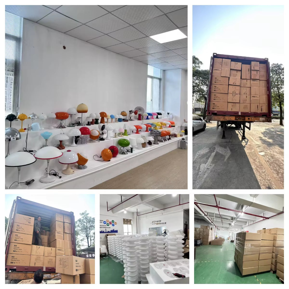 Cherry Home Decor Glass Lampshade Bedside Led Table Lamps Indoor Lighting